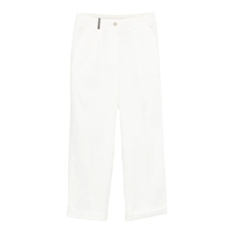 Peserico Pantalon Couturier - Blanc