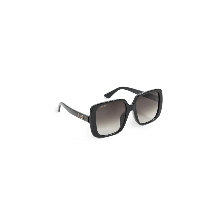 Gucci Square Sunglasses Black-Black-Grey One