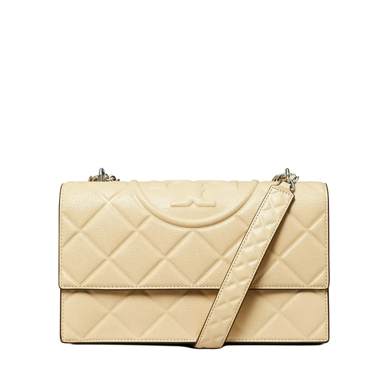 Tory Burch Fleming Convertible Leather Shoulder Bag