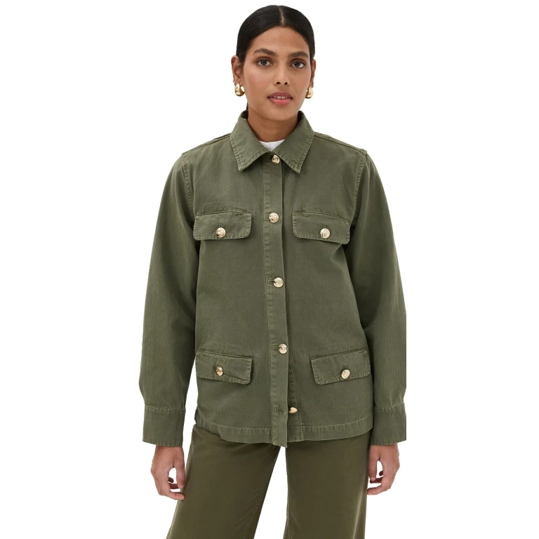 ANINE BING Corey Barn Jacket Army Green M