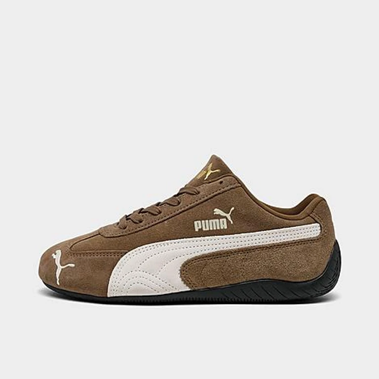 Women's Puma Speedcat OG Casual Shoes in Haute Coffee/Frosted Ivory Size: 5.5