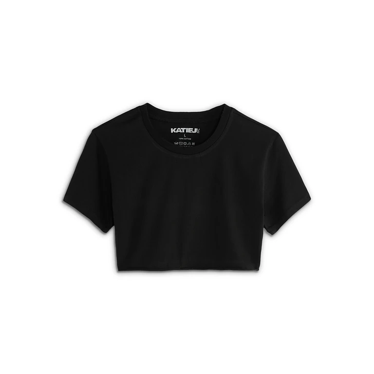 KatieJnyc Girls' Tristan Cropped Tee - Big Kid