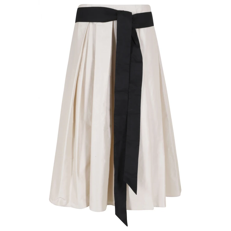 S Max Mara Baschi Nude & Neutrals Cotone Gonna - Women