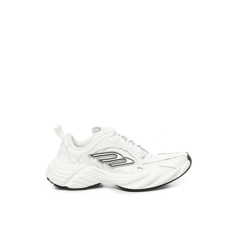 Balenciaga Sneakers White / Black Grey T Bovine Leather Polyester - Women