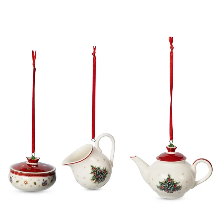 Villeroy & Boch Toy's Delight Coffee Ornaments, Set of 3
