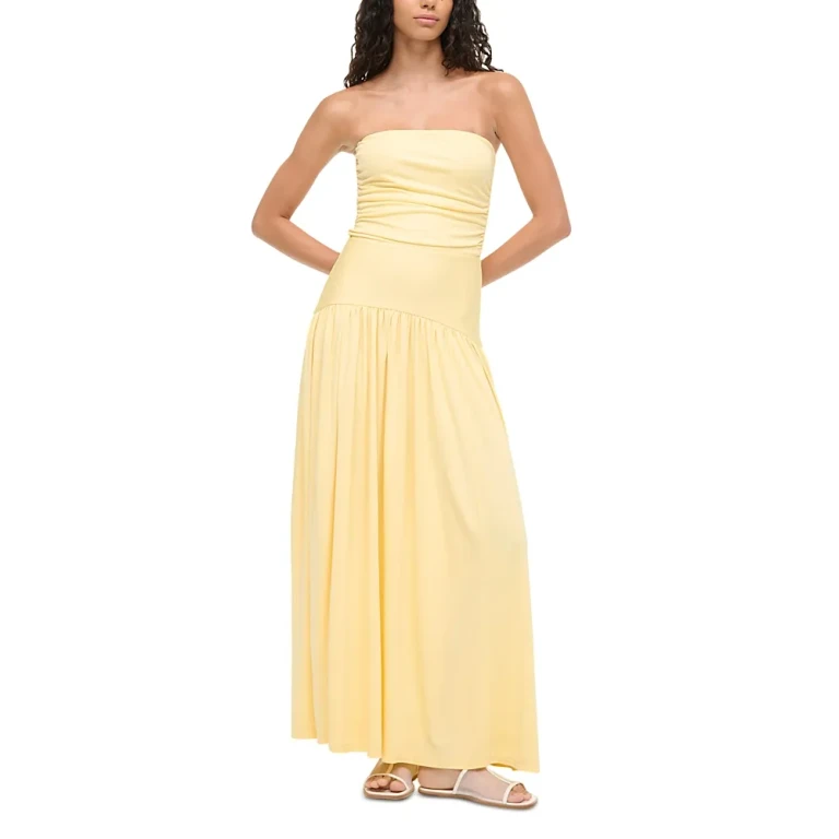 Staud Mariana Strapless Dress