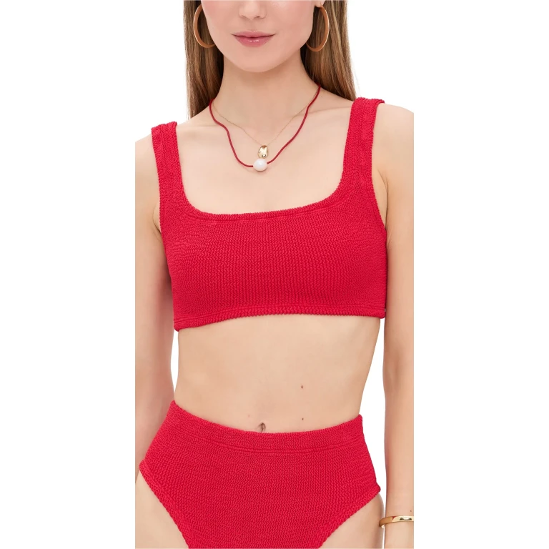 Hunza G Xandra 比基尼上衣 黑色