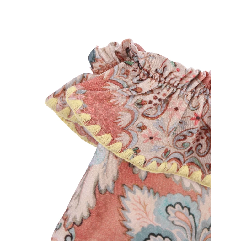 Zimmermann Daylight Kids One Shoulder 1PC Pink Costume Intero