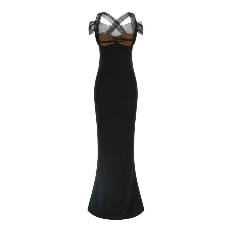 Nensi Dojaka Maxi Robe - Noir