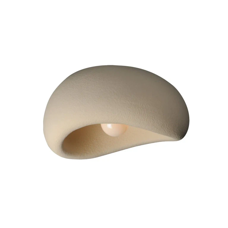 Oyster LED Flush Mount from the Moeraki Collection