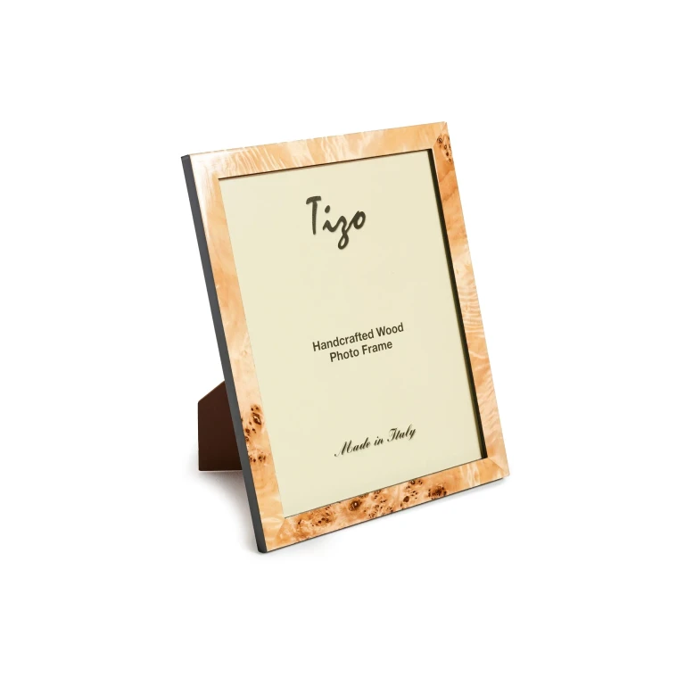 Tizo Design Wood Frame 8x10 Natural Burl One Size