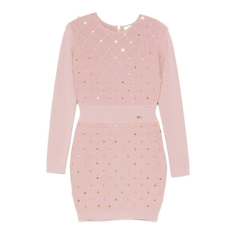 Elisabetta Franchi Robe Courte - Couleur Chair