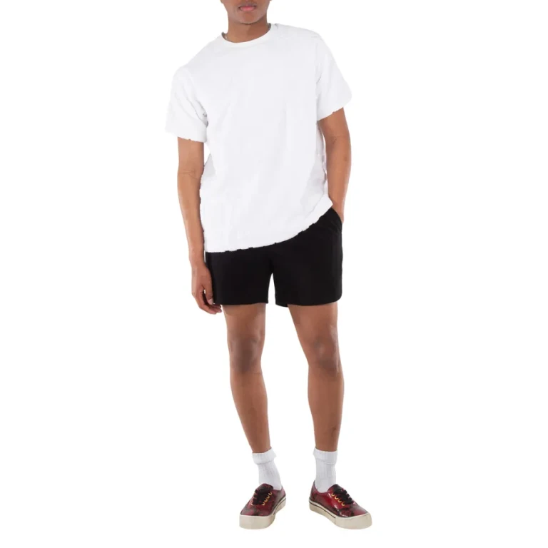 Burberry White Willesden Check Cotton T-Shirt