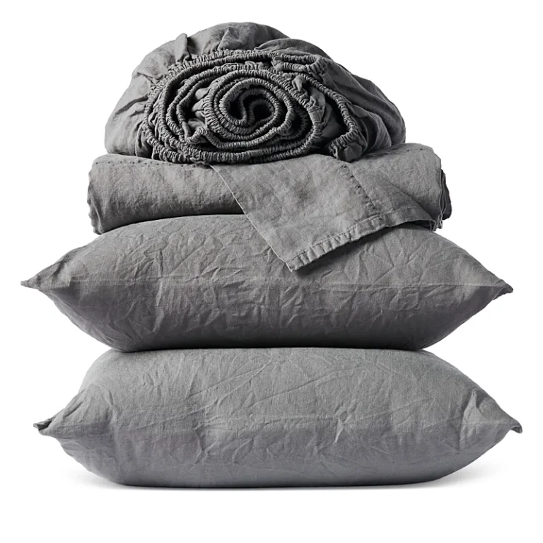 Coyuchi Relaxed 4 Piece Linen Sheet Set, Full