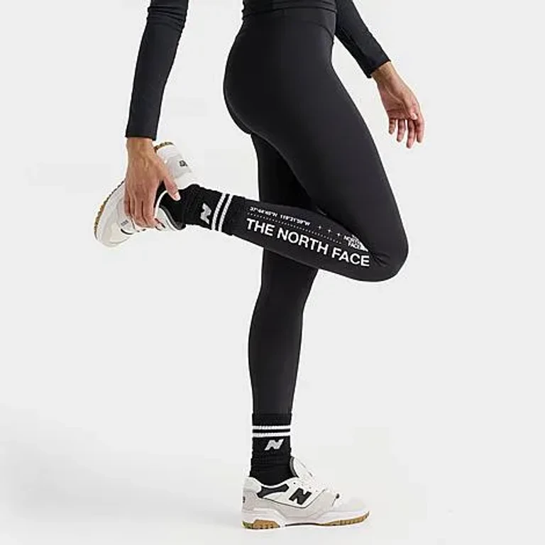 The North Face Women's Graphic Performance Leggings in Black Size: XS