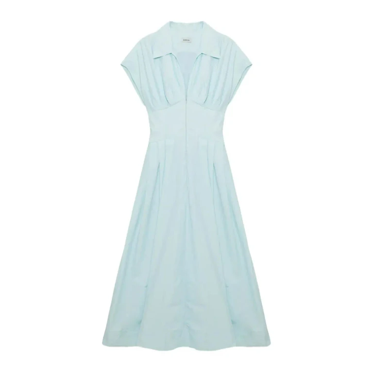 Jonathan Simkhai Robe Au Genou - Bleu
