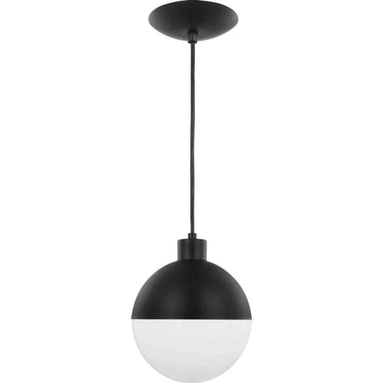 Black LED Pendant from the Globe Led Collection