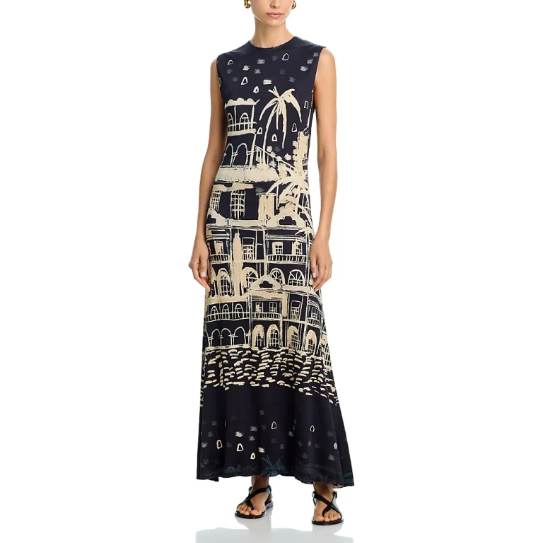 Johanna Ortiz Cardinal Direction Maxi Dress