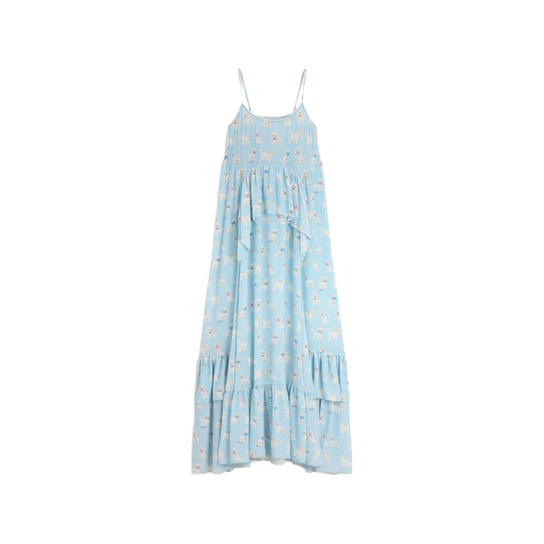 Fiorucci Dresses Blue Viscosa - Women