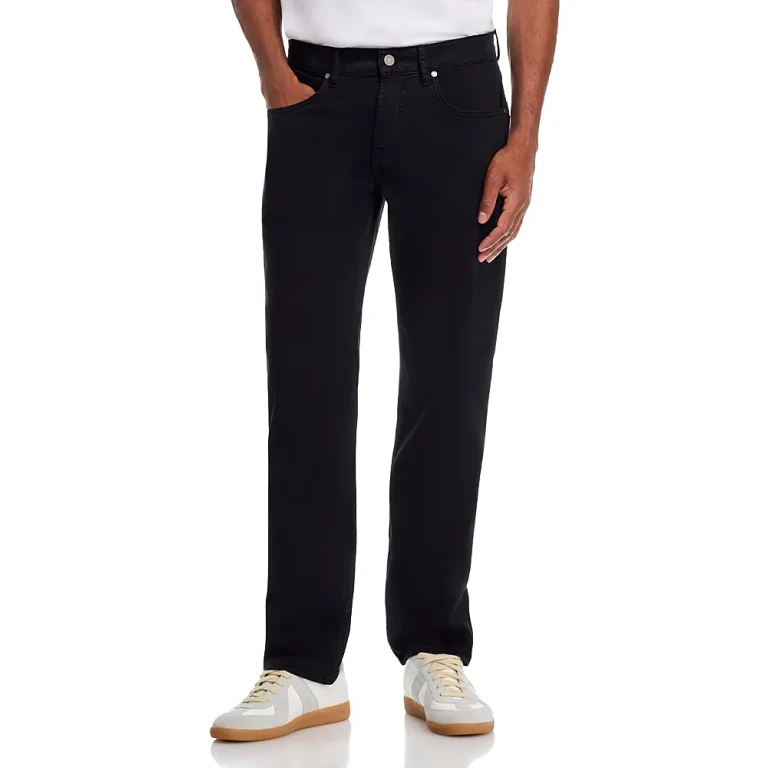 7 For All Mankind The Straight Fit Jeans in Black