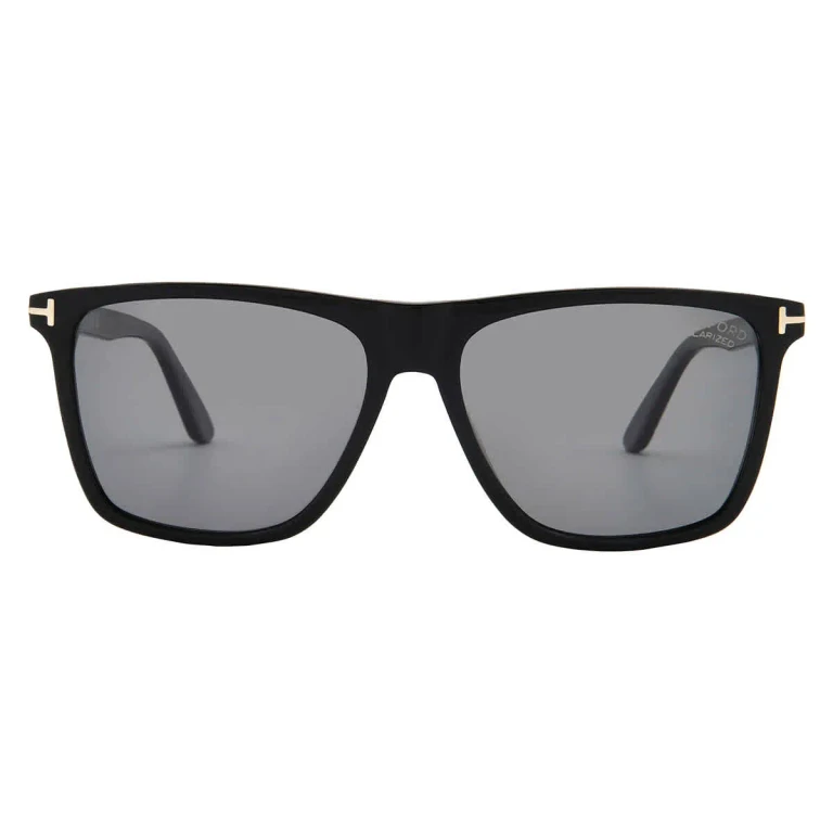 Tom Ford Fletcher Polarized Smoke Square Mens Sunglasses FT0832 01D 57