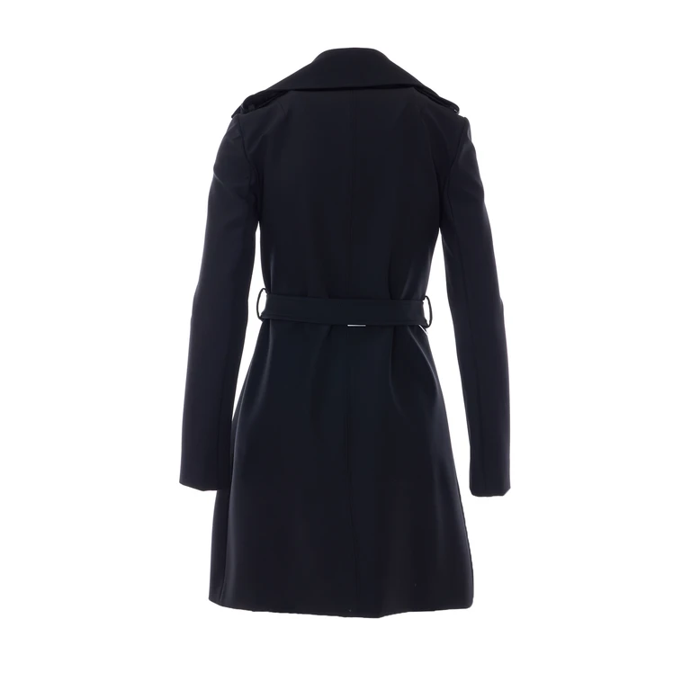 Patrizia Pepe Coats Black Cotton - Women
