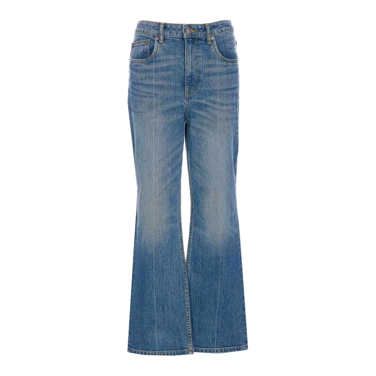 トリーバーチ ブーツカットジーンズ - ブルー