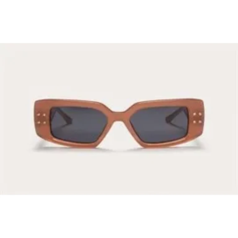 Valentino V - CINQUE Dark Grey Anti Reflective Rectangular Unisex Sunglasses VLS-108 C 53
