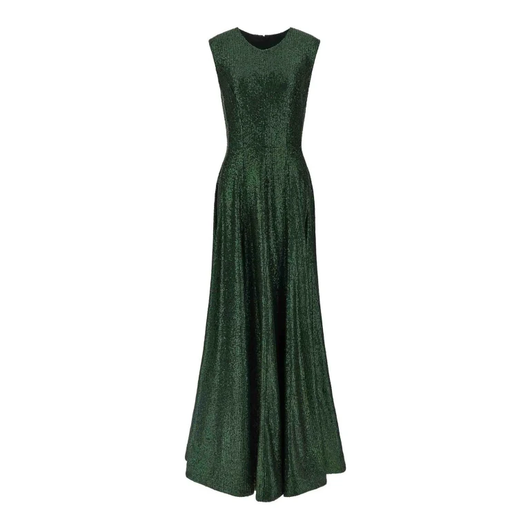 Norma Kamali Robe Au Genou - Vert