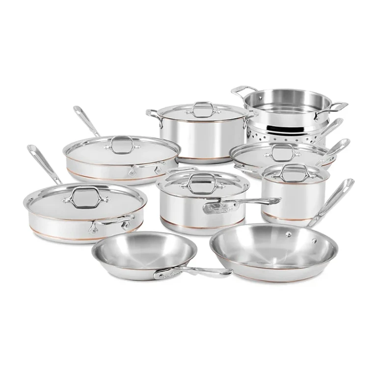 All-Clad Copper Core 5 Ply Bonded 15 Piece Cookware Set