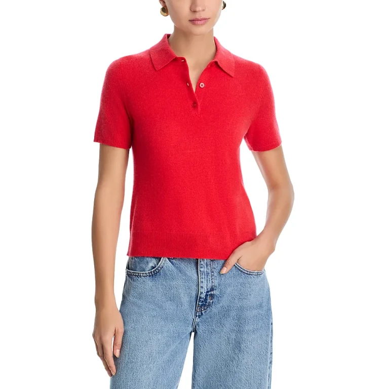 100% Cashmere Polo Sweater - Exclusive