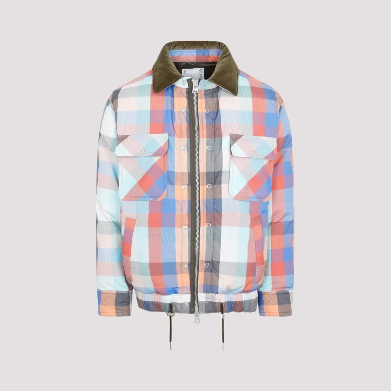 Sacai 格纹绗缝夹克