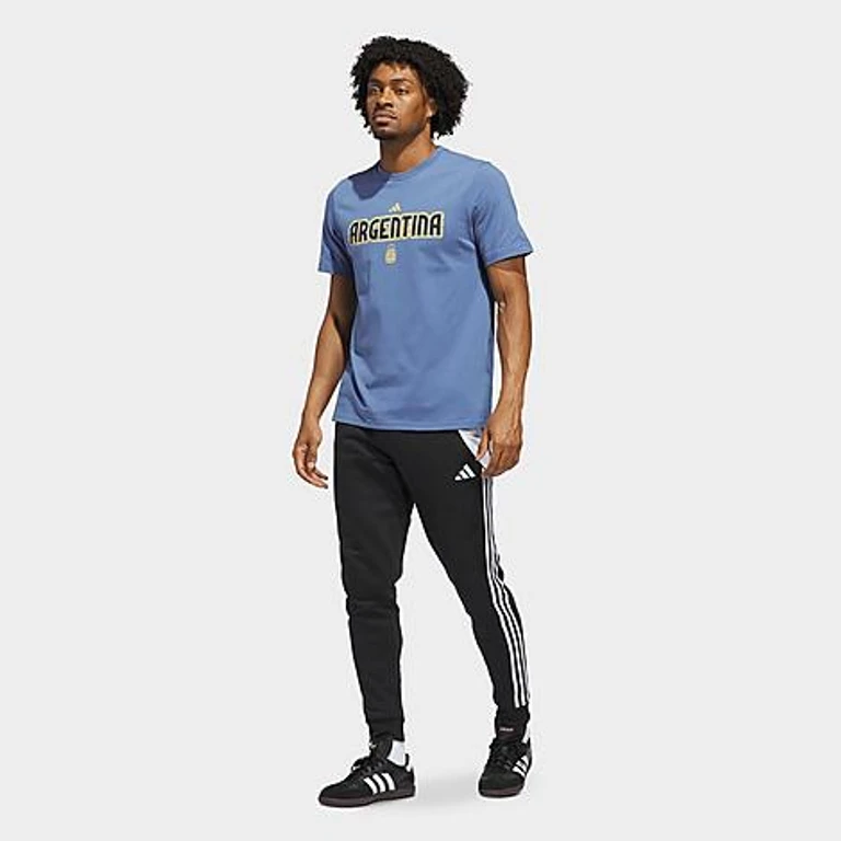 adidas Men's FIFA World Cup 2026 Argentina T-Shirt in Crew Blue Size: XS