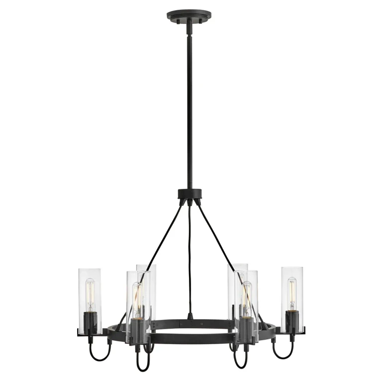 Black LED Chandelier from the Ryden Collection
