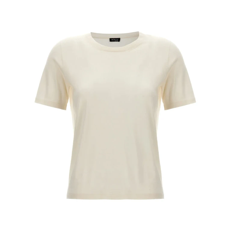 T-shirt Kiton en soie et cachemire