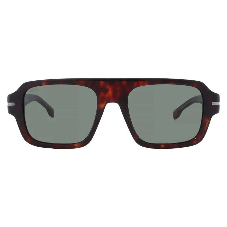Hugo Boss Green Square Mens Sunglasses BOSS 1595/S 0086/O7 53