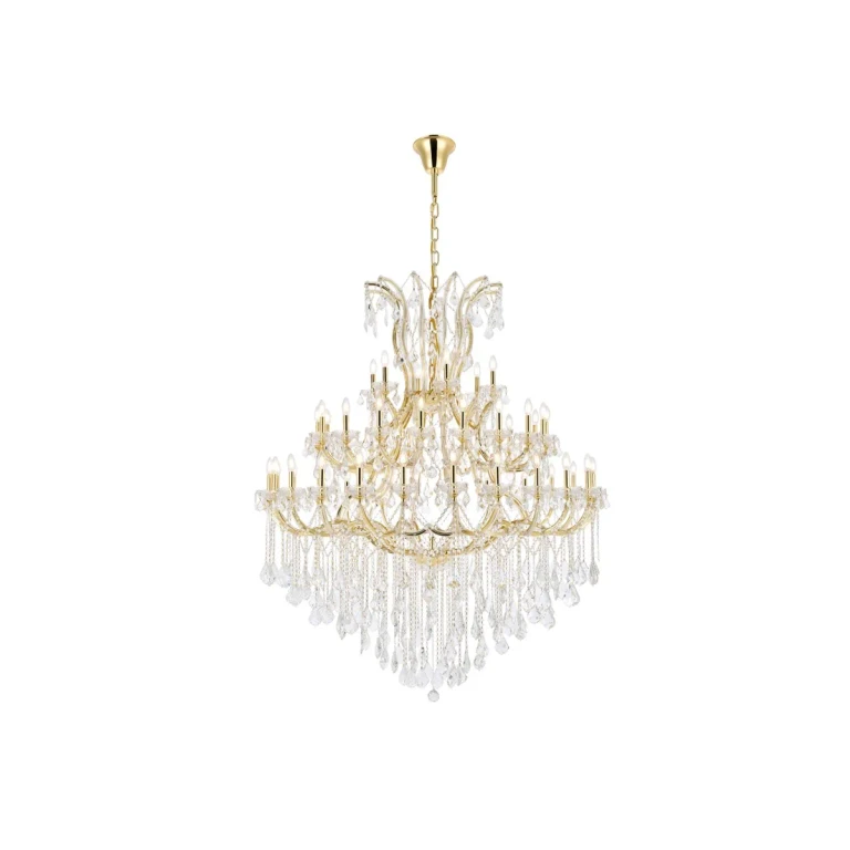 Gold 49 Light Chandelier from the Maria Theresa Collection