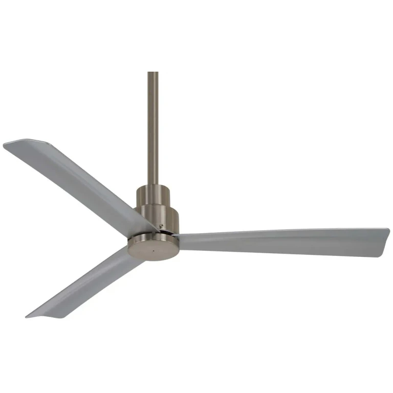 Minka-Aire Simple 52" Indoor/Outdoor Ceiling Fan in Brushed Nickel
