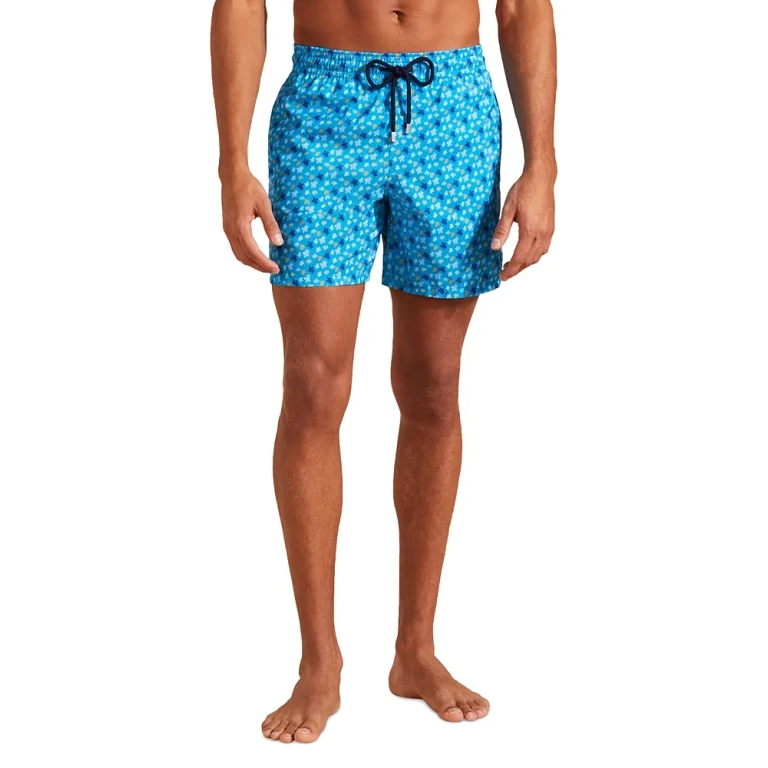 Vilebrequin Mahina Micro Ronde Des Tortues Print 7 Swim Trunks
