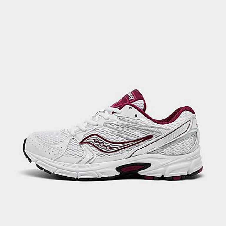 Saucony Women's Ride Millennium Casual Shoes in White/Beet Size: 5.0