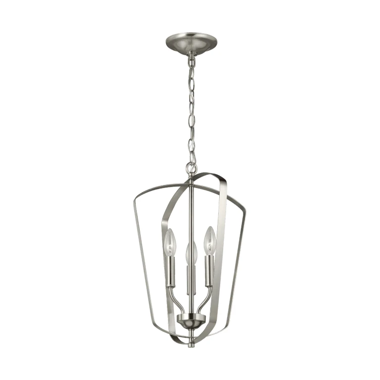 Romee 3-Light LED Foyer Light in Brushed Nickel