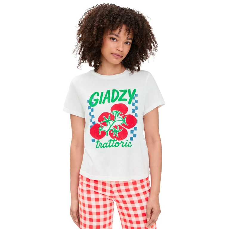 RAILS RAILS x Giadzy The Classic Crew Tee Andiamo Tomato XS