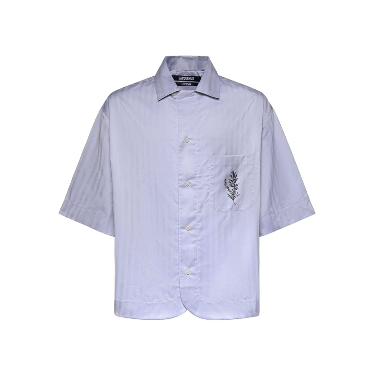 Jacquemus Shirts Clear Blue - Men