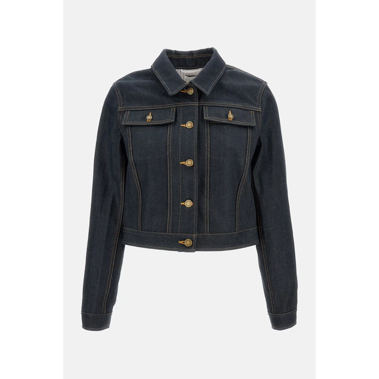 Thom Browne Jackets Blue - Women