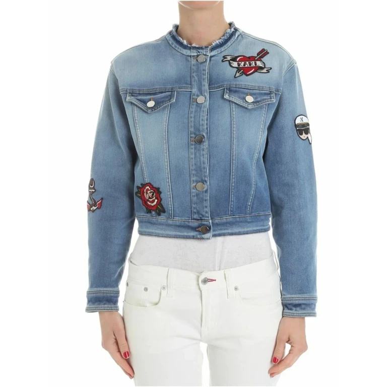 Karl Lagerfeld Veste Casual - Bleu Clair