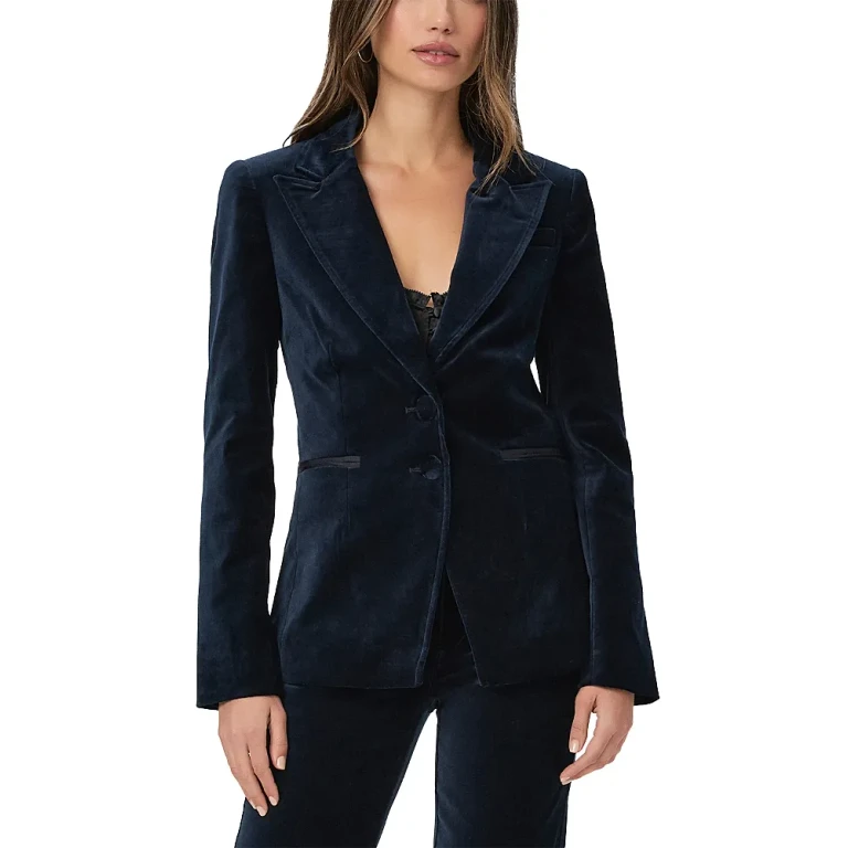Paige Chelsee Velvet Blazer