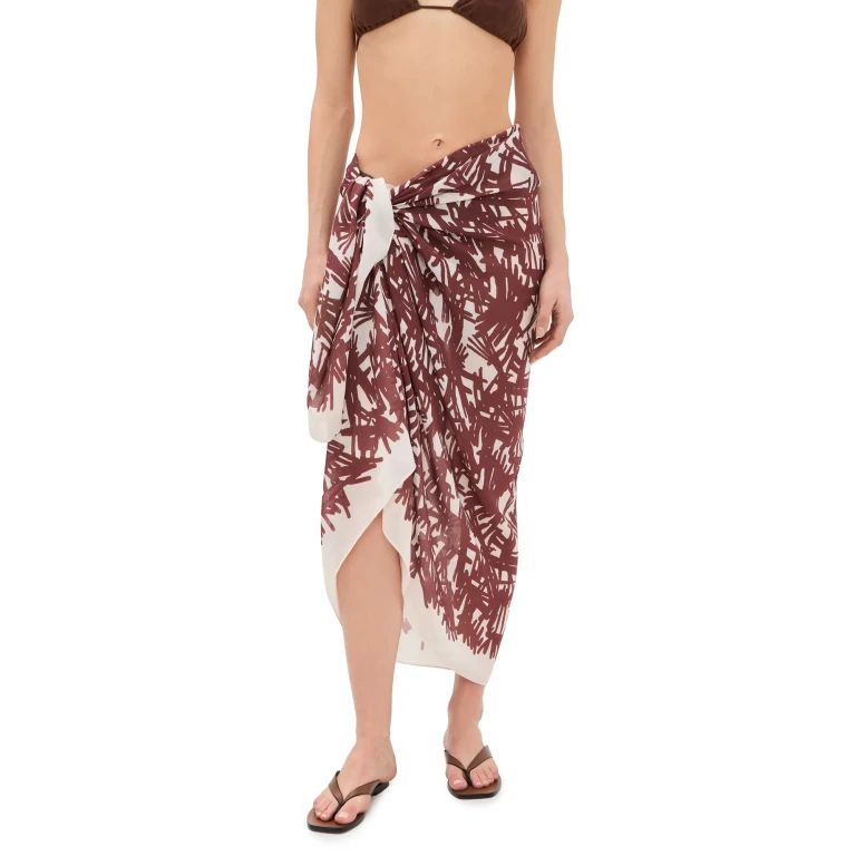 rag & bone Sally Sarong Endive One Size