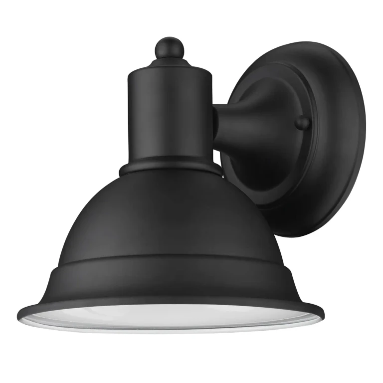 Matte Black One Light Wall Sconce from the Colton Collection