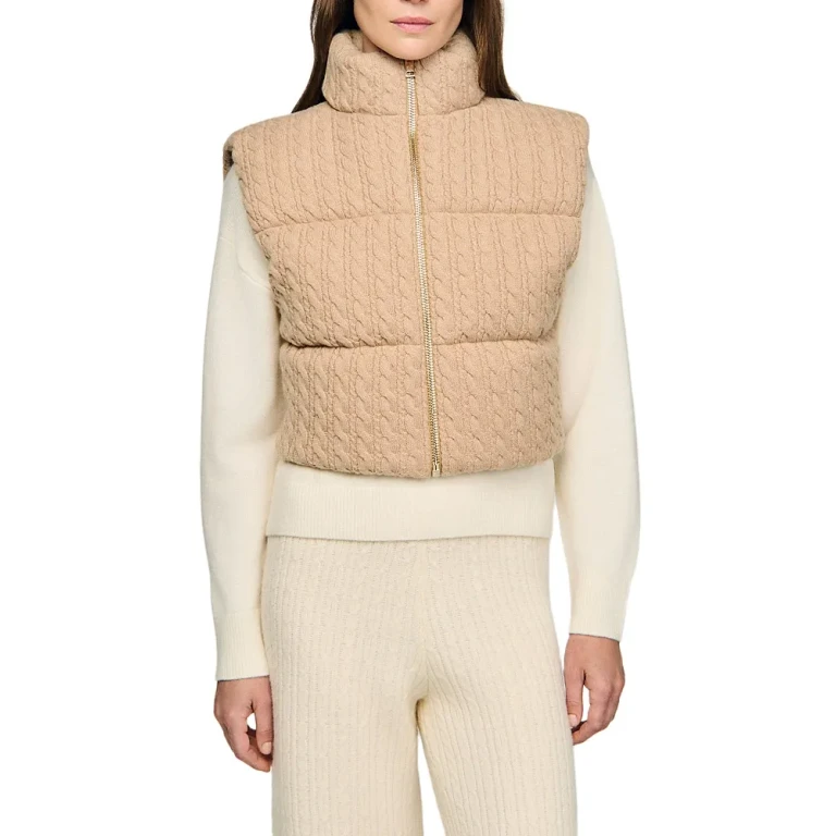 Sandro Sven Sleeveless Puffer Jacket