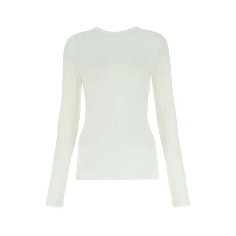 Top Givenchy de nailon elástico blanco